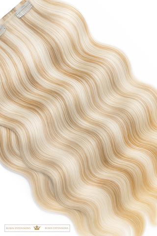 Clip-in extensions Diamond Line honey blonde & light blonde